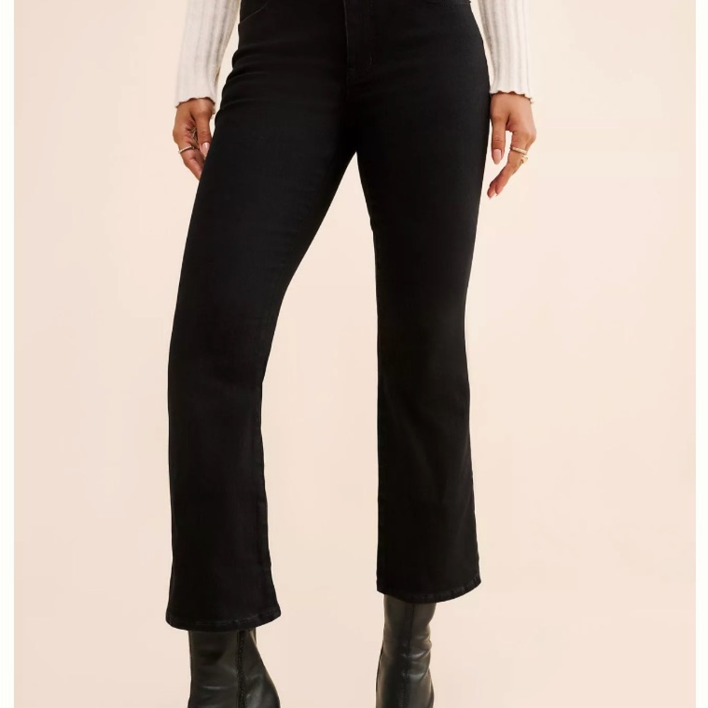 Madewell Mid-Rise Kickout Crop Jeans